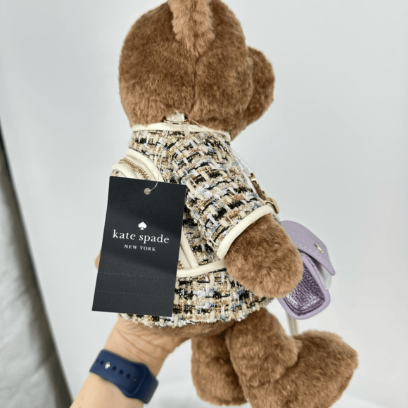 Kate Spade Oh What Fun Teddy Bear Crossbody Bag Collectable Novelty Kidcore NWT - Picture 7 of 7